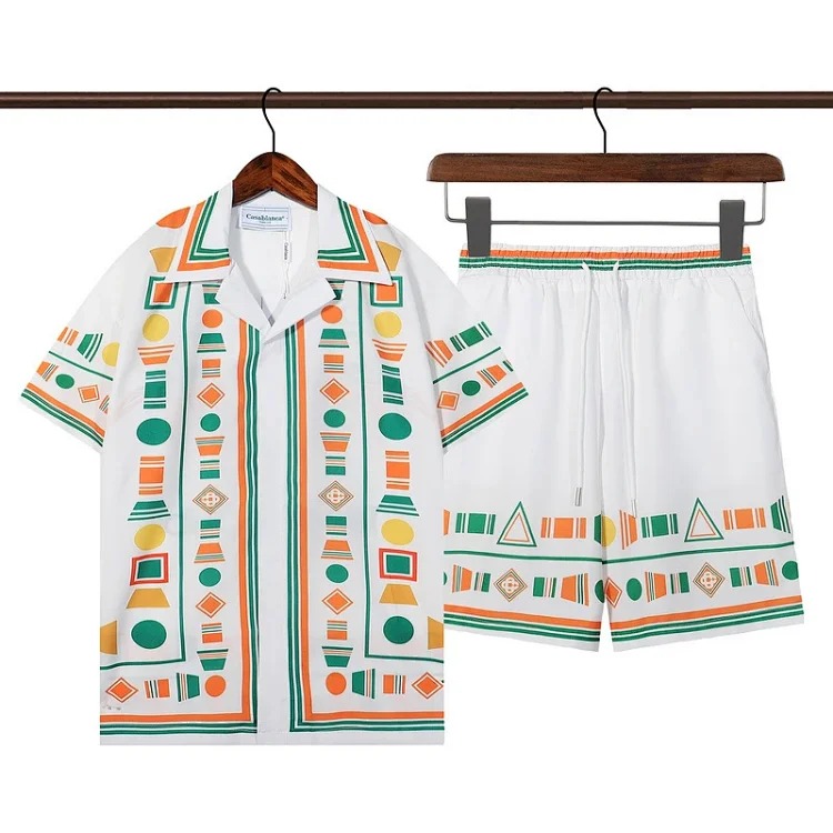 Casa short-sleeved shirt and shorts set image 4