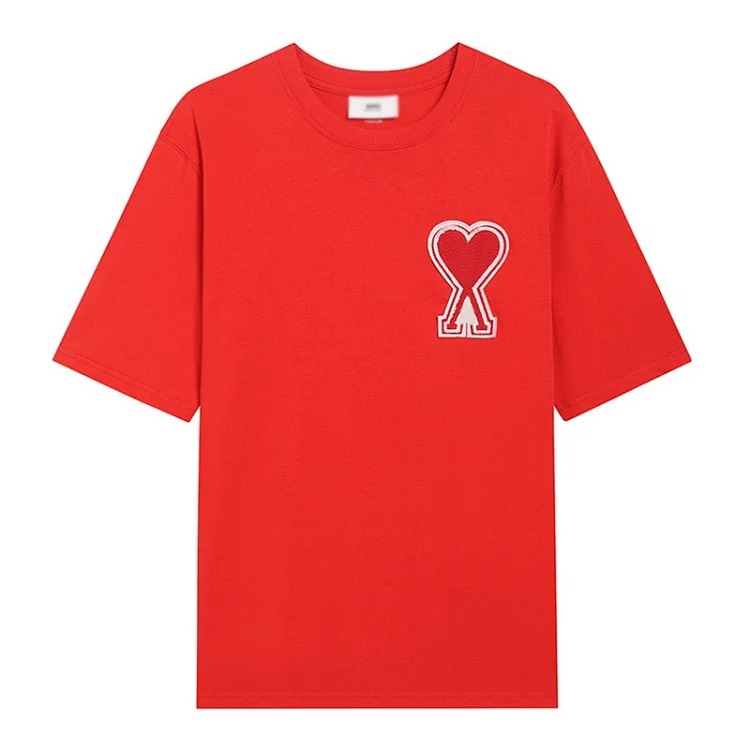 Ax towel embroidered short-sleeved T-shirt