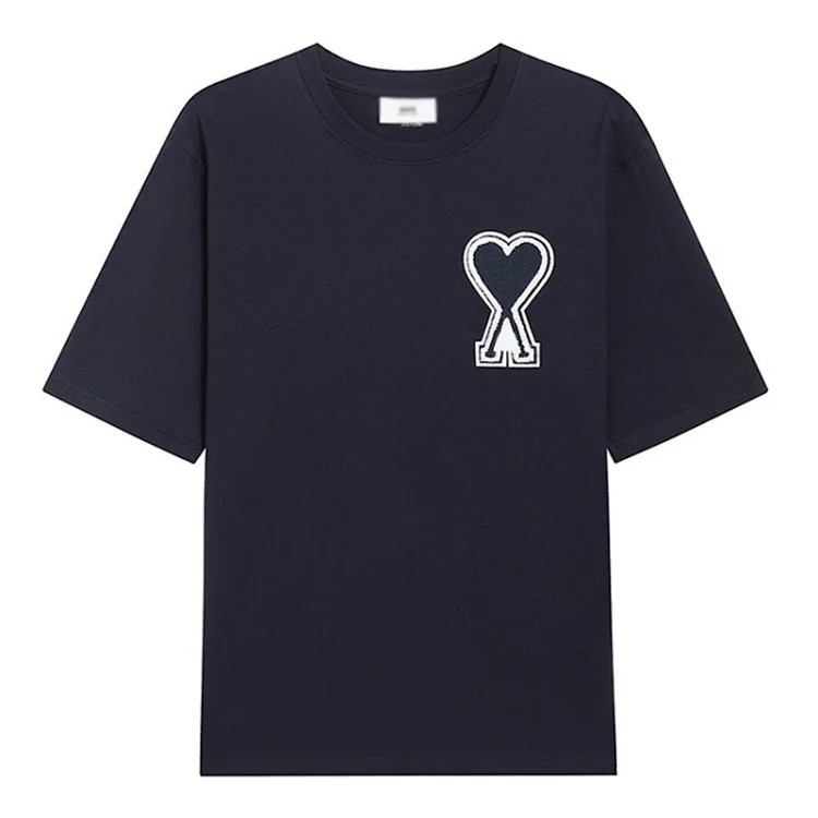 Ax towel embroidered short-sleeved T-shirt