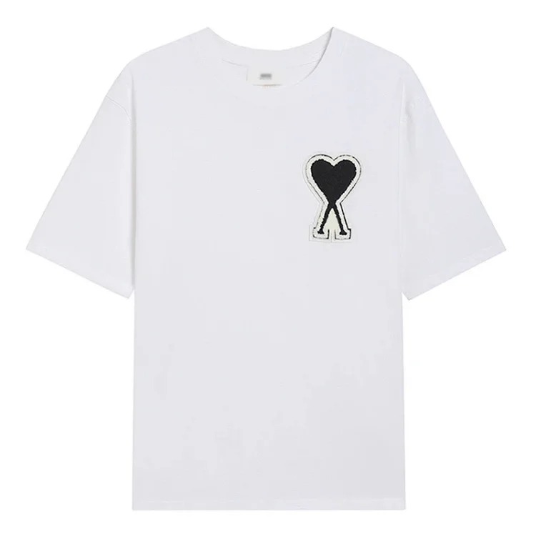 Ax towel embroidered short-sleeved T-shirt