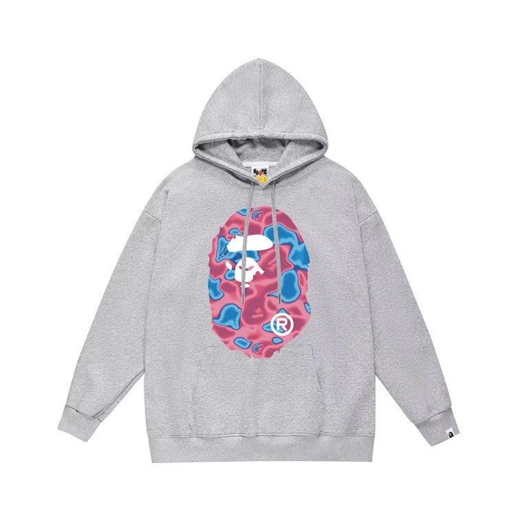 Bape A BATHING APE hoodie men's and women's couple wear youth large size loose sweatshirt