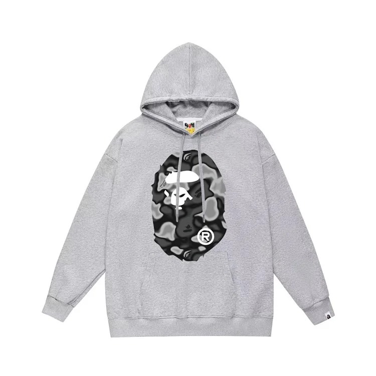 Bape A BATHING APE hoodie men's and women's couple wear youth large size loose sweatshirt