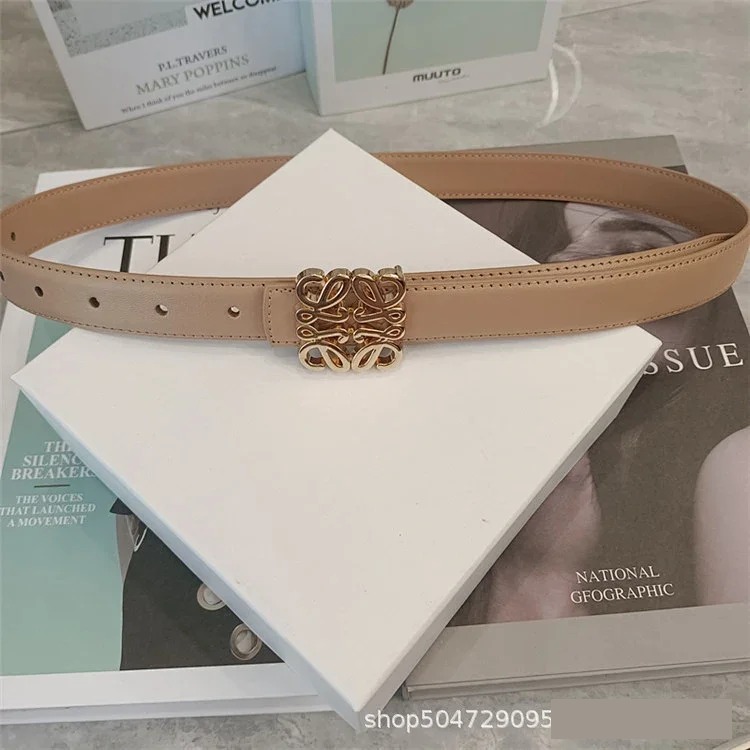 Loe versatile top-grain genuine leather belt