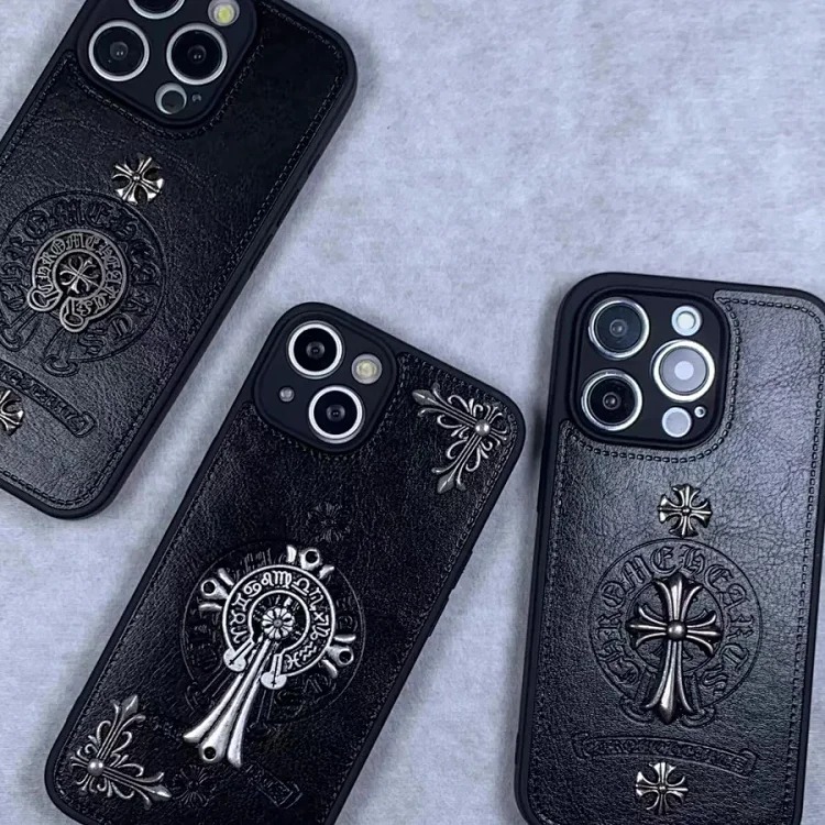 CH Trendy Metal Apple Phone Case
