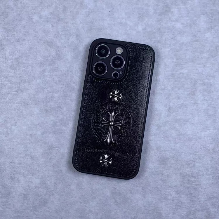 CH Trendy Metal Apple Phone Case image 2