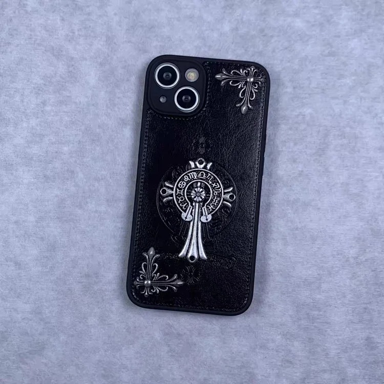 CH Trendy Metal Apple Phone Case image 3