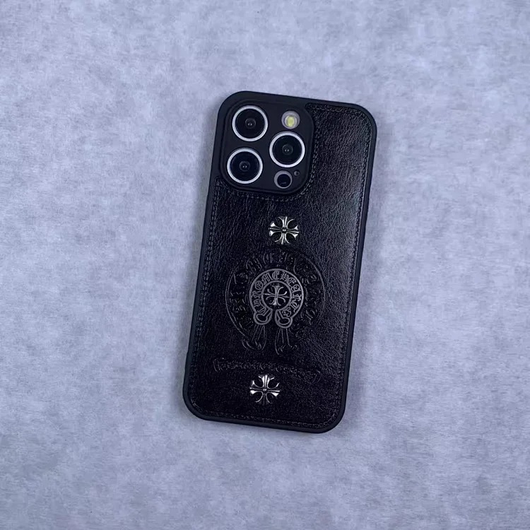 CH Trendy Metal Apple Phone Case image 5