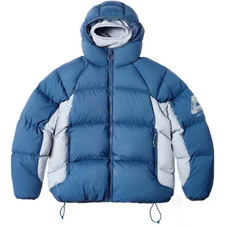 Casual sports waterproof down hooded windproof warm jacket for men and women