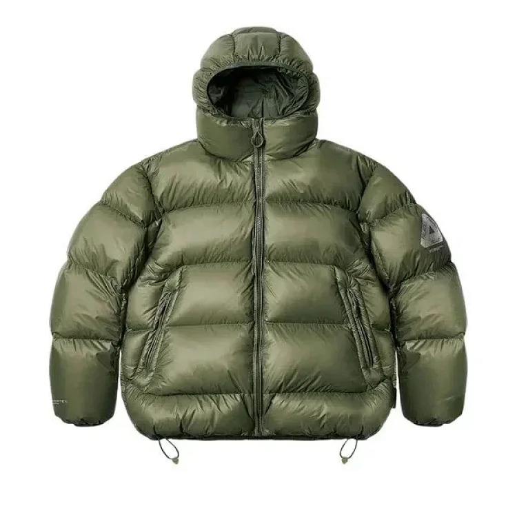 Casual sports waterproof down hooded windproof warm jacket for men and women