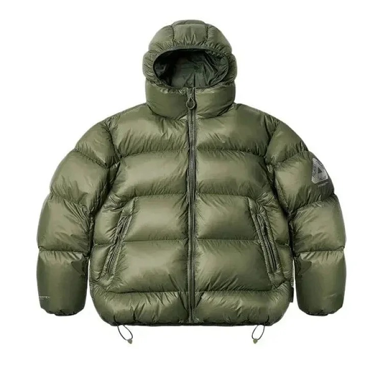 Casual sports waterproof down hooded windproof warm jacket for men and women
