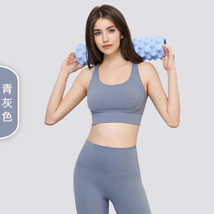 Alo sports bra women's yoga shockproof back running fitness vest style yoga bra outer wear