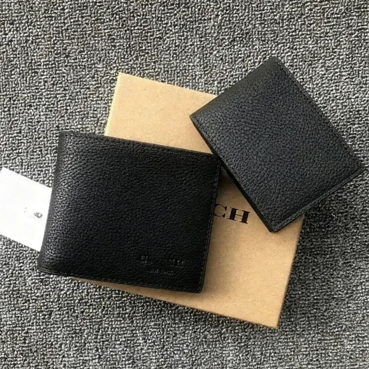 Louis Vuitton Factory European and American C's classic printed men's wallet graffiti presbyopic multi-card slot short clip two-piece gift box set #1 image 5