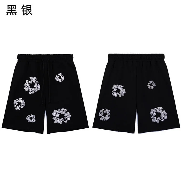 DeÓnim TeÓars The Cotton Wreath Shorts