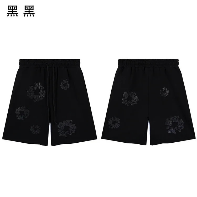 DeÓnim TeÓars The Cotton Wreath Shorts