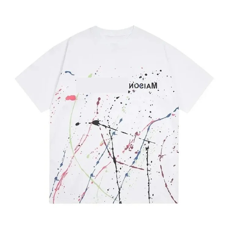 MM6 Maison Margiela minimalist digital short-sleeved shirt
