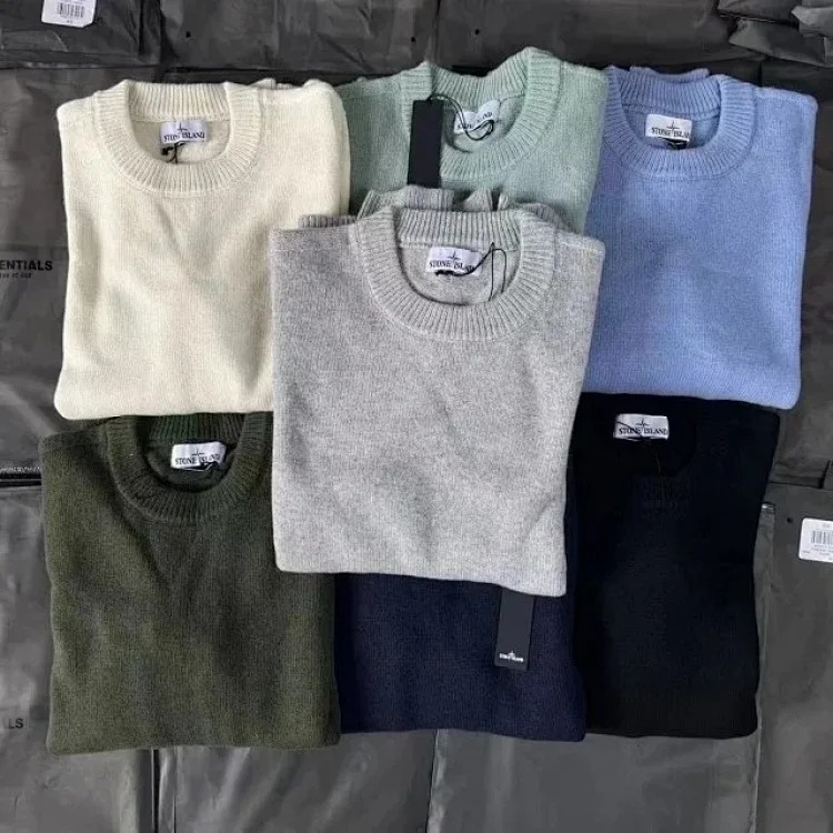 AT0-Stone knitted sweatshirt