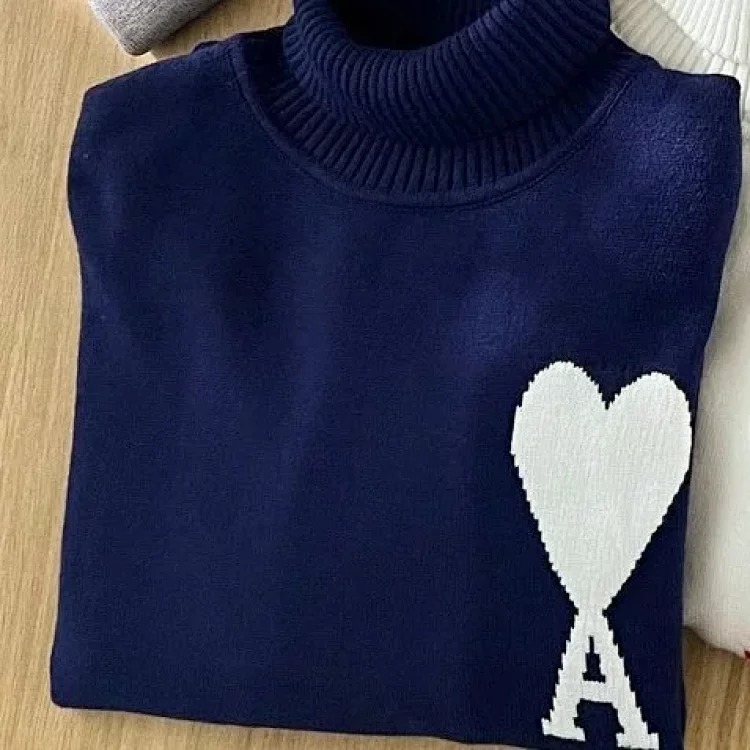 Ax new autumn and winter colorful turtleneck sweater for men and women