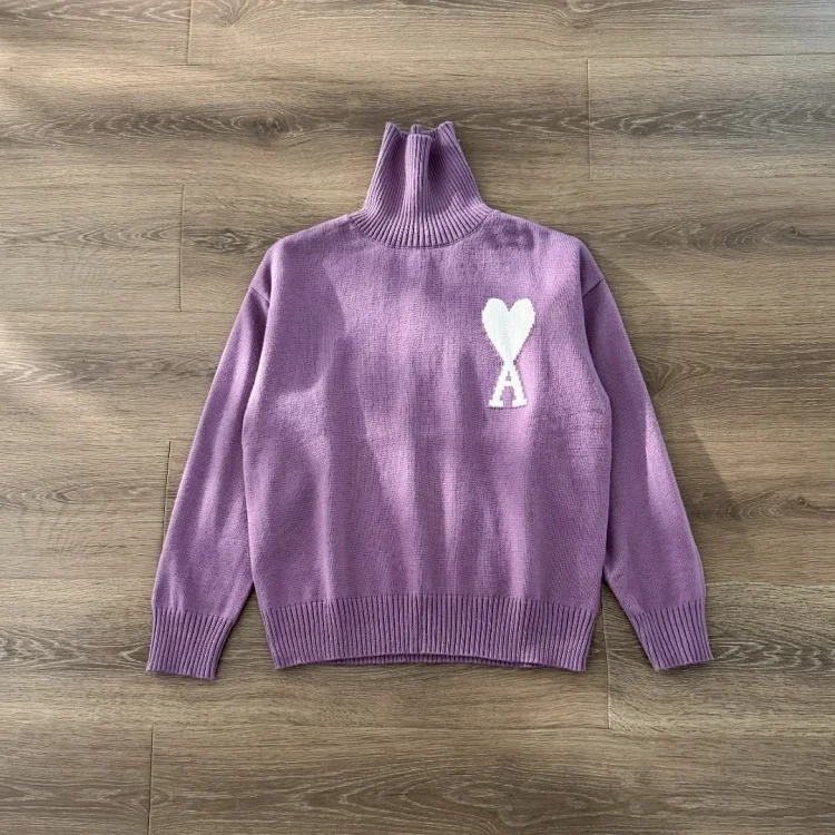 Ax new autumn and winter colorful turtleneck sweater for men and women