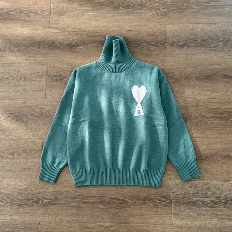 Ax new autumn and winter colorful turtleneck sweater for men and women