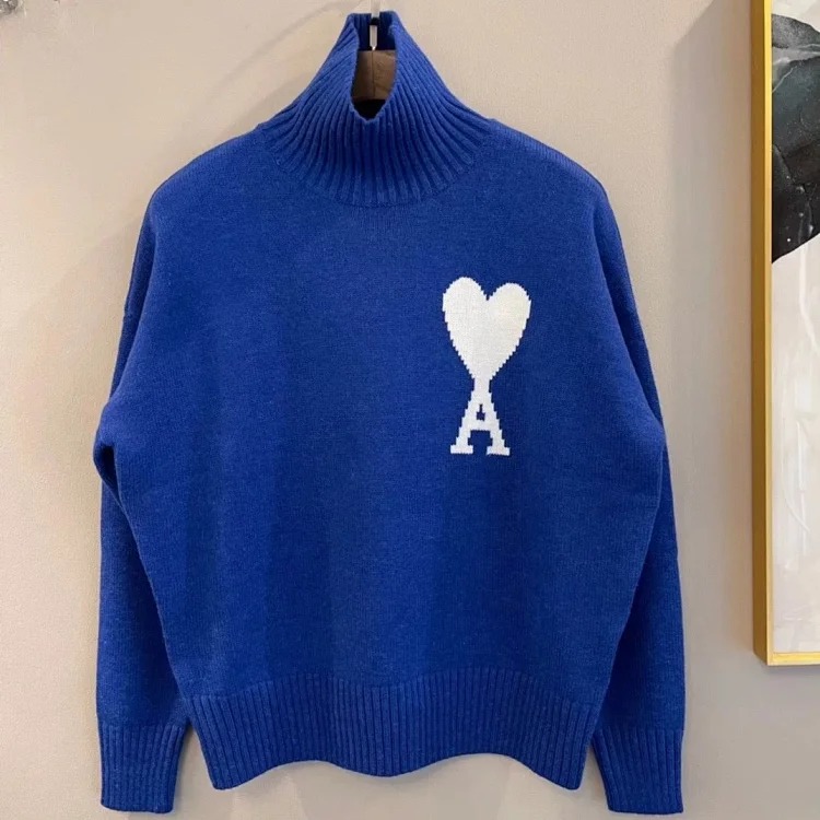 Ax new autumn and winter colorful turtleneck sweater for men and women
