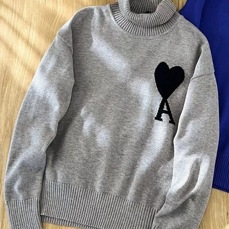Ax new autumn and winter colorful turtleneck sweater for men and women