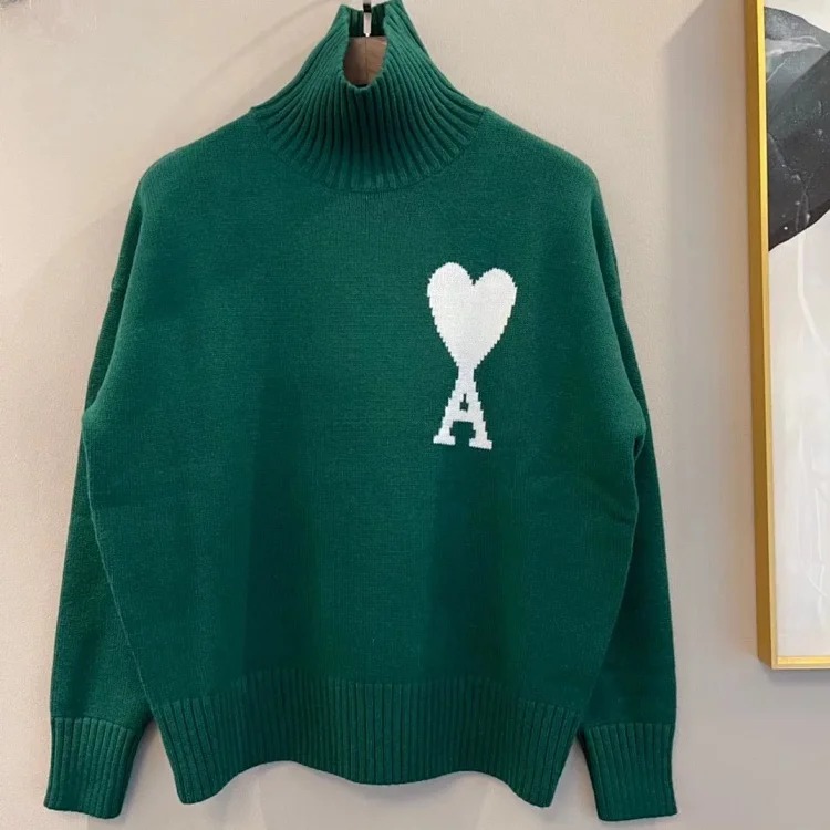 Ax new autumn and winter colorful turtleneck sweater for men and women