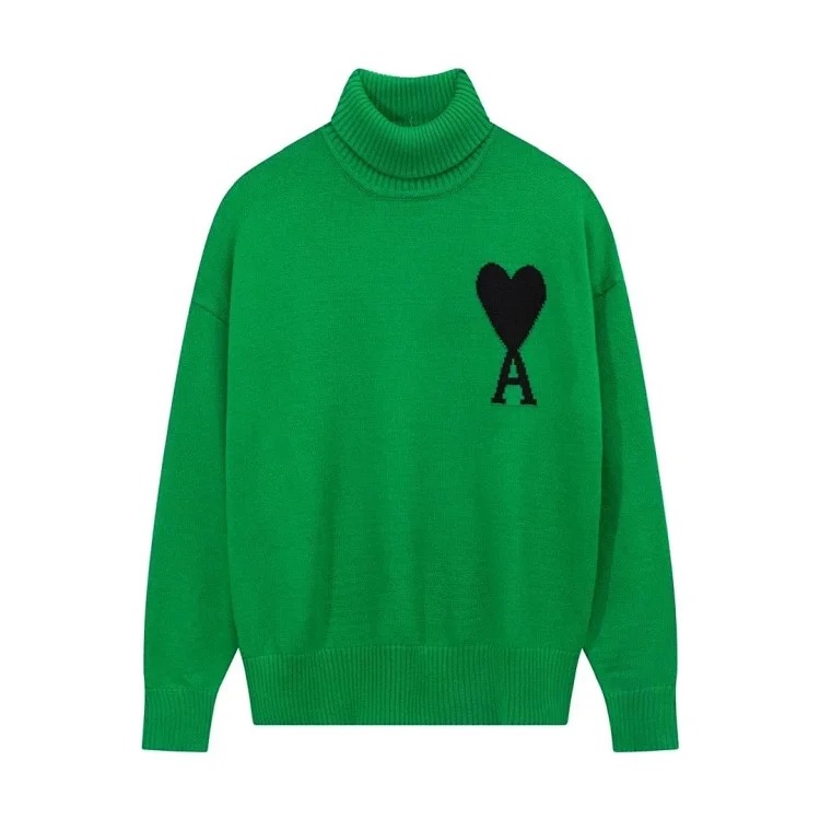 Ax new autumn and winter colorful turtleneck sweater for men and women