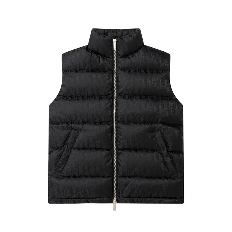 D new winter style full-print CD hidden flower logo down vest