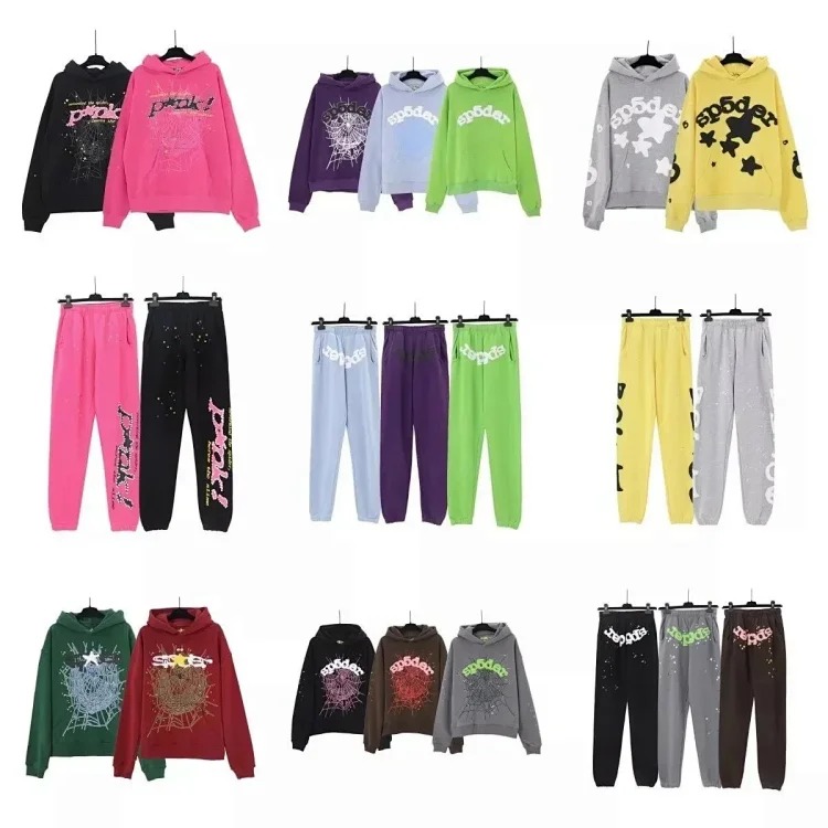 Sp 5der hooded casual trousers suit