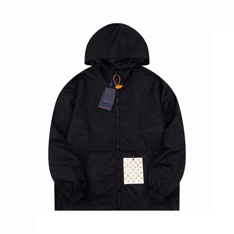 Dark pattern jacquard reversible jacket
