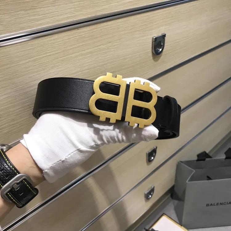 BB Signature coated canvas belt