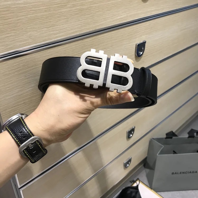 BB Signature coated canvas belt