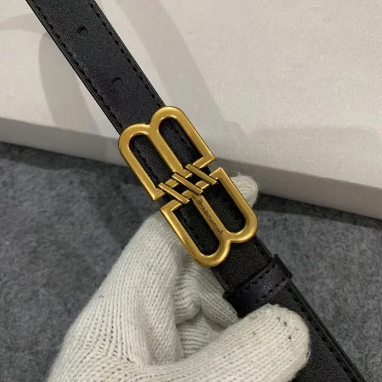 BB Signature coated canvas belt
