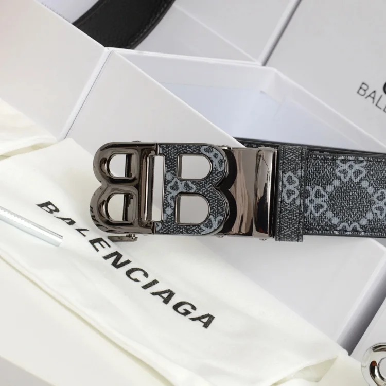 BB Signature coated canvas belt