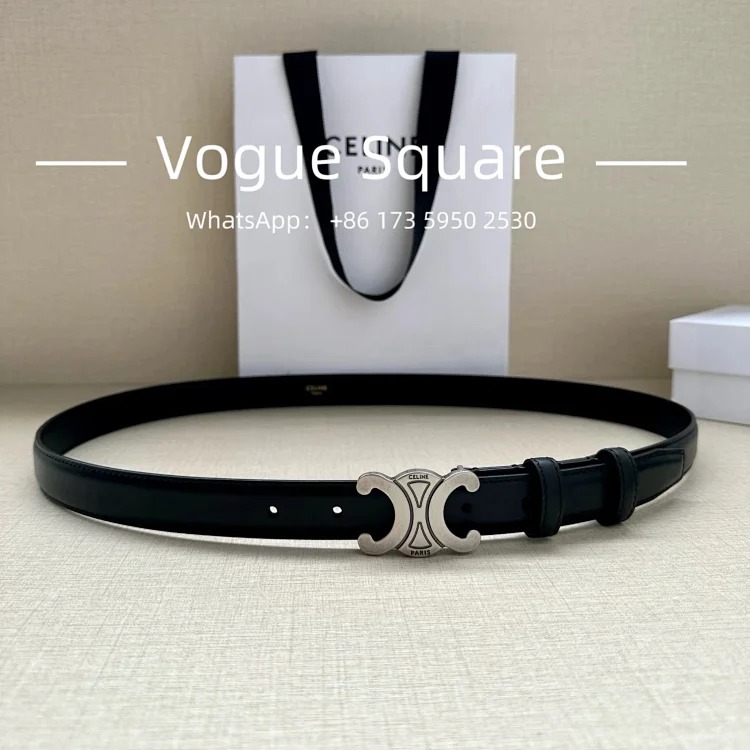 Cein's 2.4cm wide belt is made of double-sided original smooth calfskin. image 5