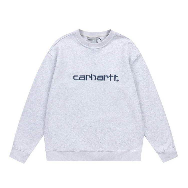 Carhartt WIP solid color hooded couple terry sweatshirt for men and women, spring and autumn trendy loose jacket