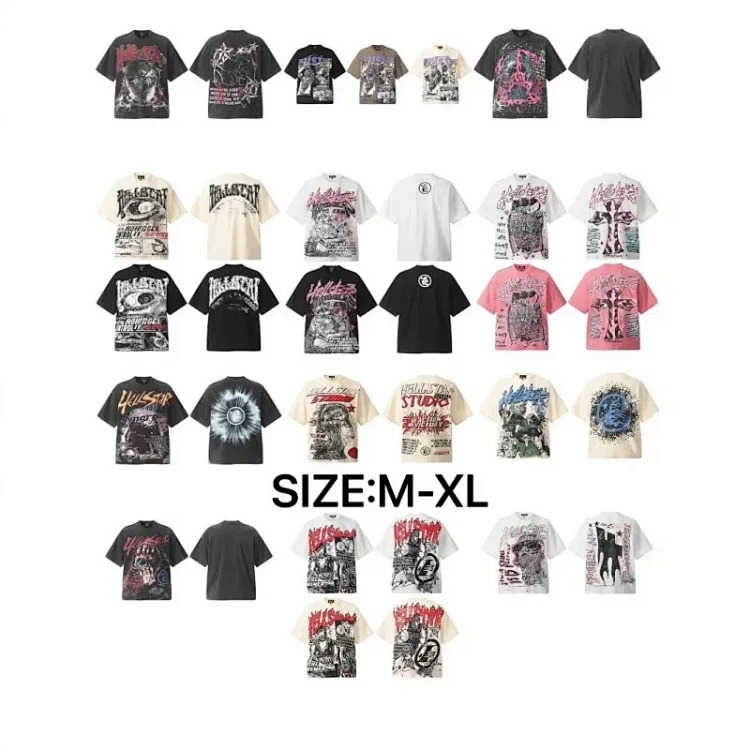 Hellstar men's and women's round neck short sleeves