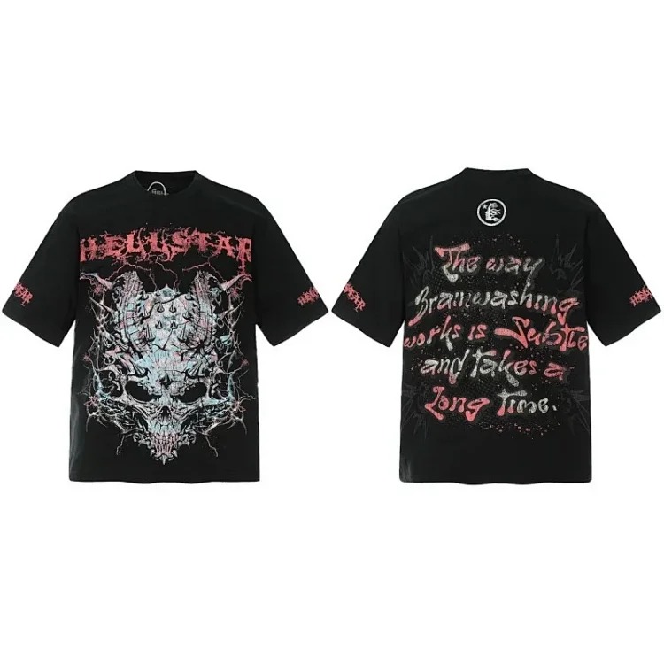 Hellstar men's and women's round neck short sleeves image 4