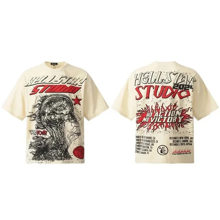 Hellstar men's and women's round neck short sleeves image 5