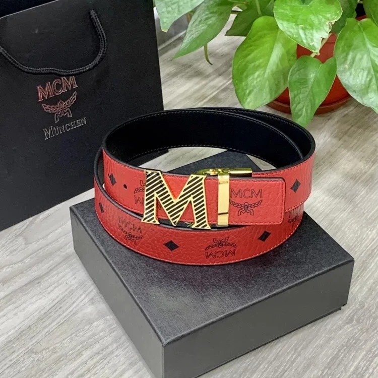 Chanel Highest quality MC.M belt Unisex style, suitable for both men and women, 4.0 width, two-color , exquisite carved buckle image 5