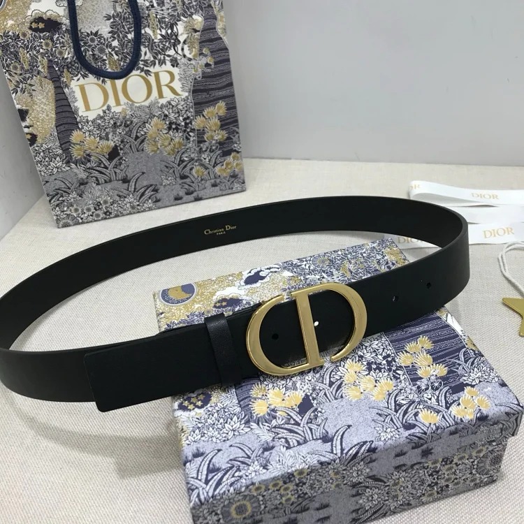 Reversible original leather adjustable strap 35mm