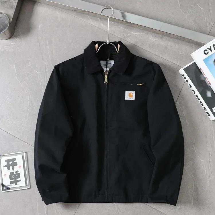 NEW-1 2025 Jacket Heavyweight Men's and Women's American Retro Washed Interstellar Work Cotton Clothes image 2