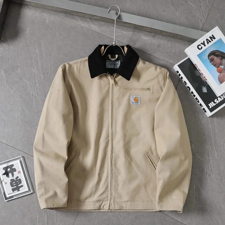 NEW-1 2025 Jacket Heavyweight Men's and Women's American Retro Washed Interstellar Work Cotton Clothes image 3