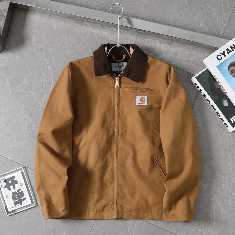 NEW-1 2025 Jacket Heavyweight Men's and Women's American Retro Washed Interstellar Work Cotton Clothes image 4
