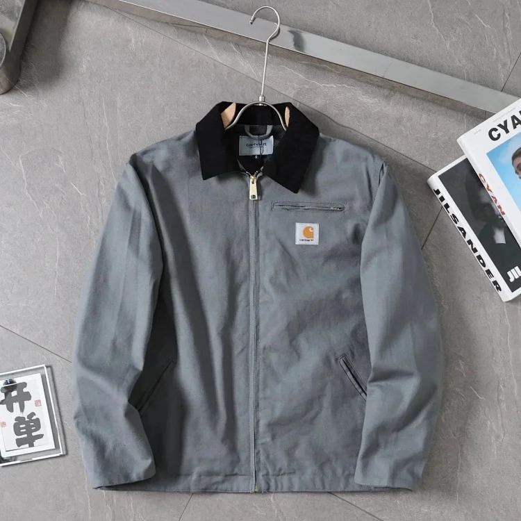 NEW-1 2025 Jacket Heavyweight Men's and Women's American Retro Washed Interstellar Work Cotton Clothes image 6