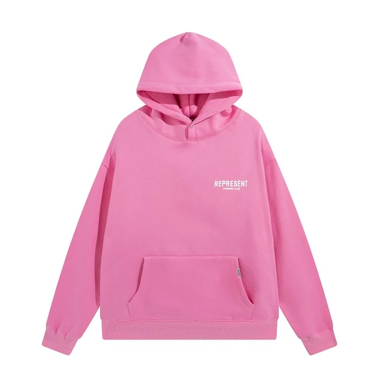 Represent Owners' Club high street loose letter hooded sweatshirt for men and women hoodie jacket