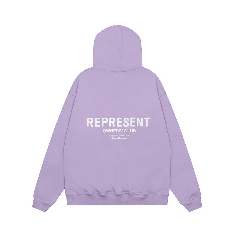 Represent Owners' Club high street loose letter hooded sweatshirt for men and women hoodie jacket