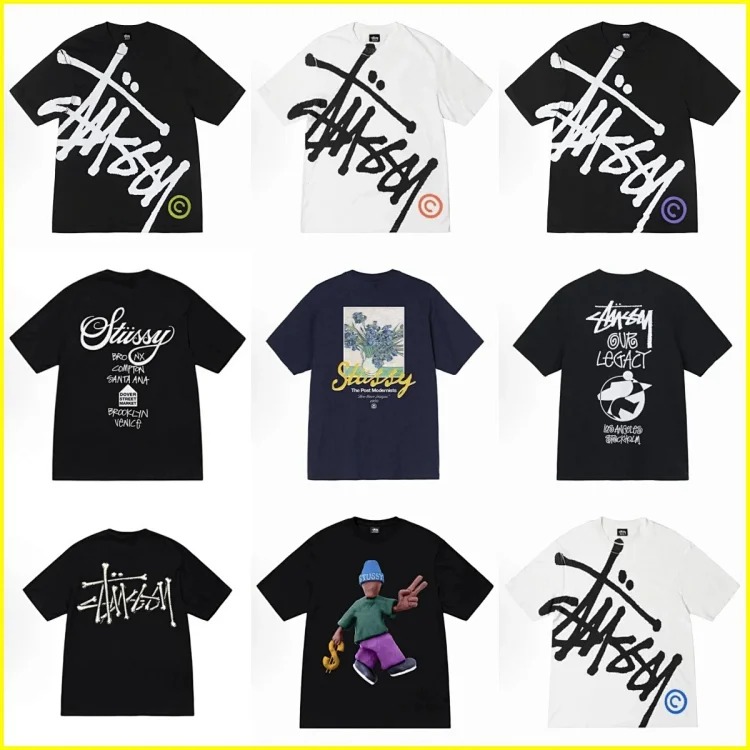 Stussy new American original standard spot parade casual loose