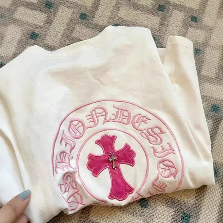 Chrome Hearts CH Embroidered Cross Short-Sleeve