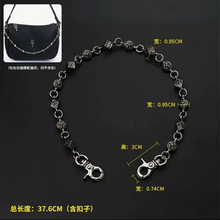 Cro bag chain accessories single purchase vegetable basket bucket bag decorative short chain handbag hanging jewelry